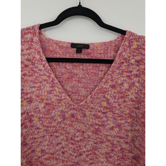 J.Crew Marled Cable Knit Sweater Women Size M Pullover Textured Soft Minimalis - Picture 3 of 10